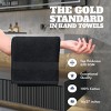 Wealuxe Premium Hand Towels for Bathroom -12 Pack Cotton Hand Towel Bulk for Gym, Kitchen and Spa, Terry Salon Towels - 2 of 4