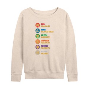 Women's - Legends of The Hidden Temple - I'm a Purple Parrot Lightweight French Terry Slouchy - 1 of 4