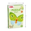 HABA Wooden Puzzle Butterfly - 2 in 1 Reversible Puzzles for Kids Ages 4-6, Durable Educational Toys and Wooden Montessori Toys - 2 of 4