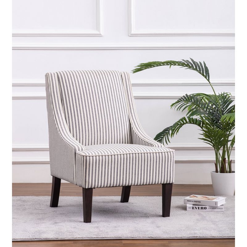 Swoop Arm Accent Chair - WOVENBYRD, 6 of 9