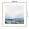 Amanti Art Blue Shoals I by June Erica Vess Wood Framed Wall Art Print - 3 of 4