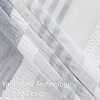 Vertical Stripe Linen Textured Voile Sheer Short Kitchen Cafe Curtains for Small Windows - 4 of 4