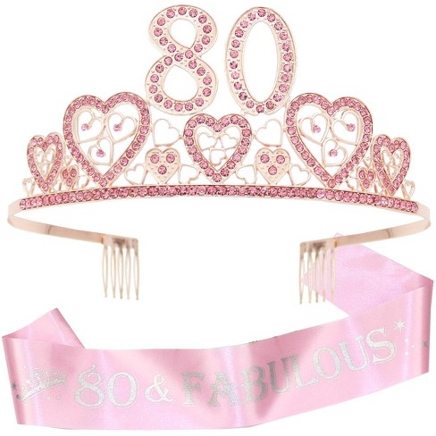 80th sale birthday tiara