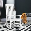 Costway 2PCS Wood Rocking Chair Porch Rocker High Back Garden Seat Indoor Outdoor - 4 of 4