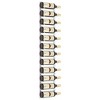 vidaXL Wall Mounted White Iron Wine Rack - Capable of Holding 12 Wine Bottles, Suitable for Modern Kitchens, Bars and Pantries - 3 of 4