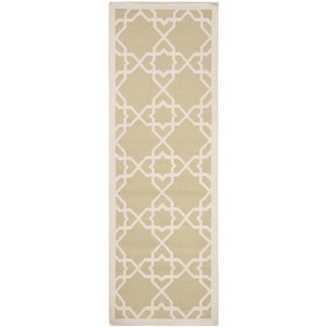 Dhurries DHU548 Hand Woven Flat Weave Indoor Rugs - Safavieh - 1 of 4