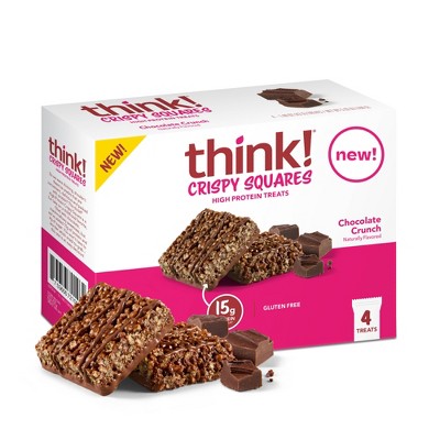 think! High Protein Bars Chocolate Crunch Crispy Squares - 1.48oz