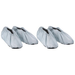 Unique Bargains Reusable Washable Thickened Non-Slip Office Shoe Covers 2 Pairs - 1 of 4