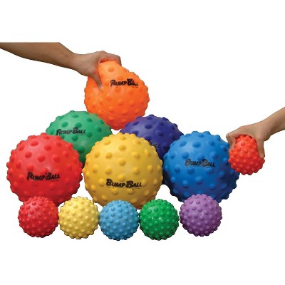 Sportime Small SloMo BumpBalls, 4 Inches, Assorted Colors, set of 6