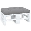 vidaXL Outdoor Fabric Pallet Cushion 47.2"x31.5"x4.7" - Comfortable, Lightweight, Portable - Gray. - 3 of 4