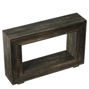 Gulches Farmhouse & Industrial Console Table - with Storage, Black, 47" for Entryway, Living Room - 1 of 4