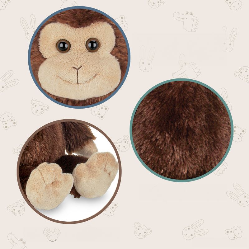 Bearington Collection Swings Soft Plush Monkey Stuffed Animal, 15", 5 of 7