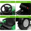 12V Kids Electric Tractor with Remote, Dual 35W Motors, 3-Speed, Detachable Trailer, Bluetooth/USB, LED Lights, for Ages 3+, Green - 4 of 4