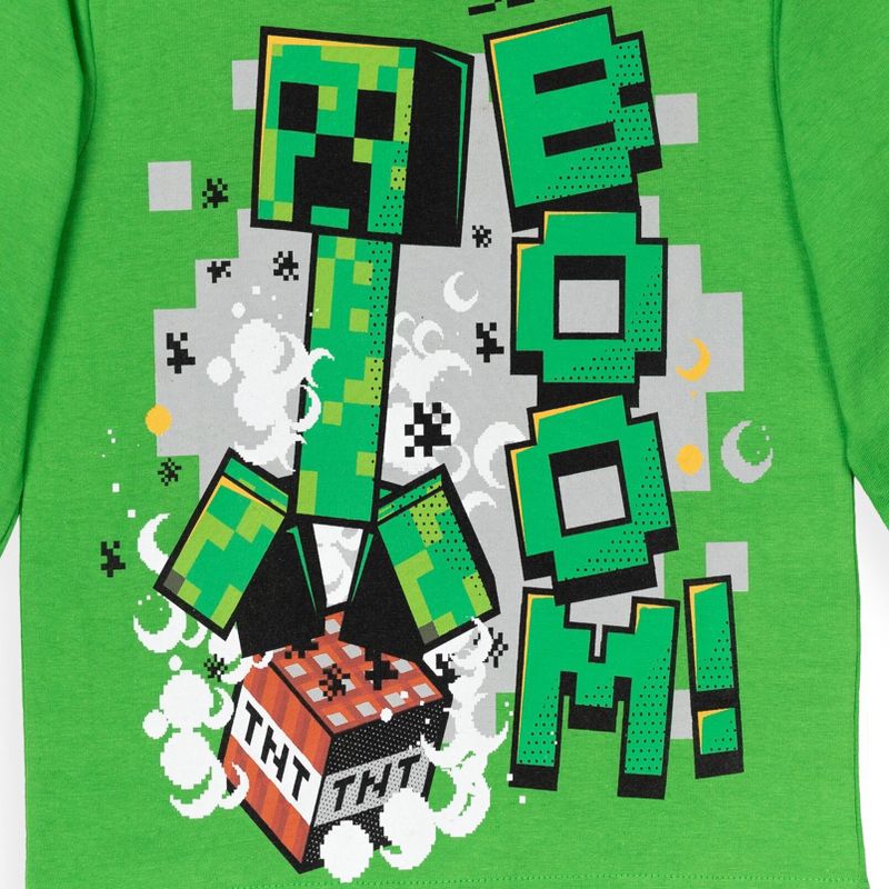 Minecraft Mobs Creeper 2 Pack Graphic T-Shirts Little Kid to Big Kid, 5 of 9