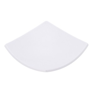 Unique Bargains Curved Soap Holder 3.74"x3.74"x0.71" 1 Pc - 1 of 4