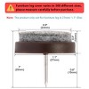 Unique Bargains Home Table Chair Furniture Feet Legs Floor Protector Anti-Sliding Felt Pad Nails 27mm/1.1" Dia Pack of 24 - 2 of 4