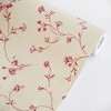 Slickblue Sway Carnation Vinyl Wallpaper - 45 Sq Ft, Peel and Stick, Removable Floral Design for Living Room - 2 of 3