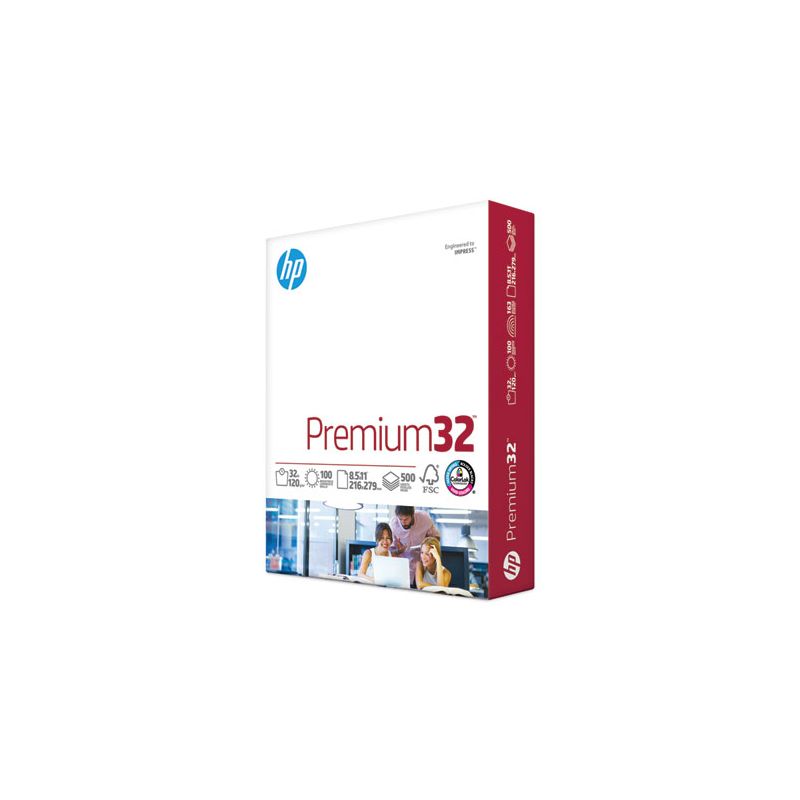 HP Premium Choice LaserJet Paper, 100 Bright, 32 lb Bond Weight, 8.5 x 11, Ultra White, 500/Ream, 1 of 8
