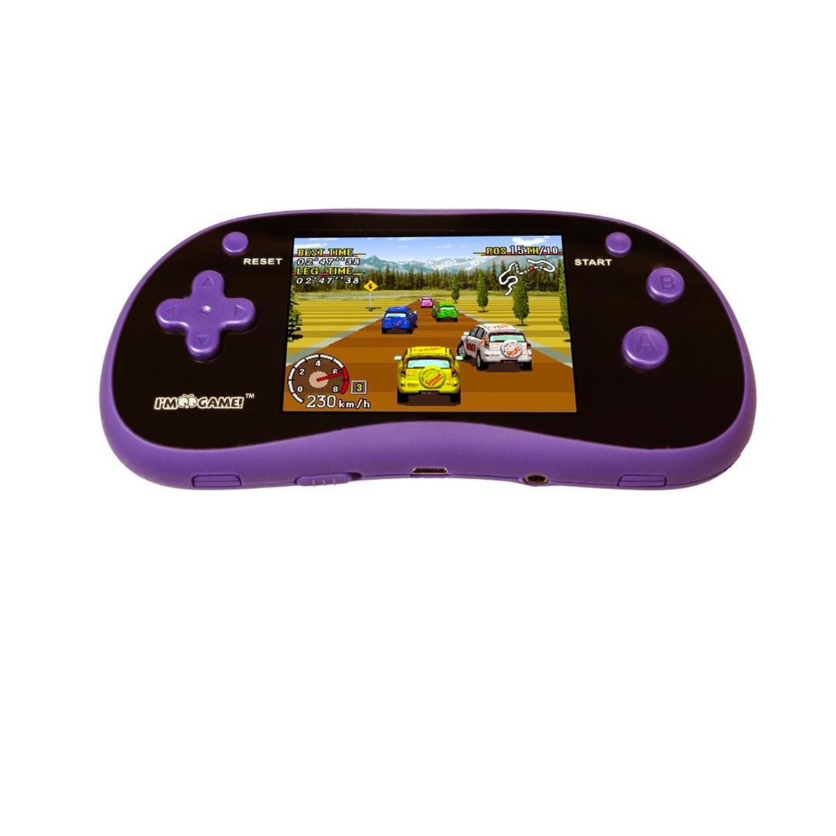 I'm Game Handheld Game Console with 180 Built-in Games - Purple