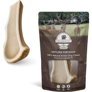 WhiteTail Naturals XL Split Elk Antler Dog Chew – Extra Large, Long-Lasting, Natural, Odor-Free & USA Made - 1 of 4