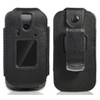 Nakedcellphone Vegan Leather Case with Belt Clip for Sonim XP3 (XP3800) - Black - 2 of 4