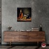 Notoriart Whiskey and Vintage Hat Bar Cart Art For Men Unframed - 2 of 4