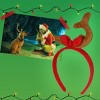 Dr. Seuss How GRINCH Stole Christmas Max's Reindeer Antler Design Headband For Women and Girls Red - 4 of 4