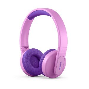 PHILIPS Kids Wireless Headphones with Microphone for School, Safe Volume Limit, Lightweight, Foldable & Durable for Home, Travel & School - 1 of 4