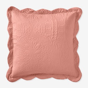 BrylaneHome Lily Pinsonic Damask Euro Sham - 1 of 2