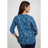 Jessica London Women's Plus Size Stretch Cotton V-Neck Tee - 3 of 4