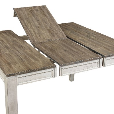 Abacus Smokey Alabaster and Honey 9-Piece Counter Dining Set