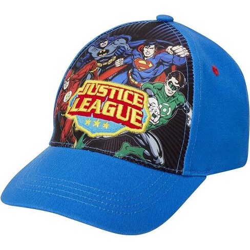 DC Comics Super Hero Boys' Baseball Hat-Superman Kids Cap for Ages 4-7  (Blue)