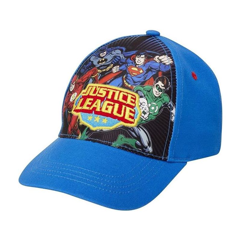 DC Comics Super Hero Boys' Baseball Hat-Superman Kids Cap for Ages 4-7 (Blue), 1 of 4