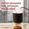 Impresa [100 Pack] Pour Over Coffee Filter for Fellow Stagg XF Filters - White Impresa Tall Coffee Filters - 3 of 4