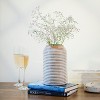 Mela Artisans Etchra Vase - Rustic Grey - 2 of 4