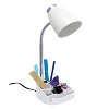 Creekwood Home 18.5" Flexible Gooseneck Organizer Desk Lamp with Phone/iPad/Tablet Stand - 3 of 4
