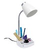 Creekwood Home 18.5" Flexible Gooseneck Organizer Desk Lamp with Phone/iPad/Tablet Stand - image 3 of 4