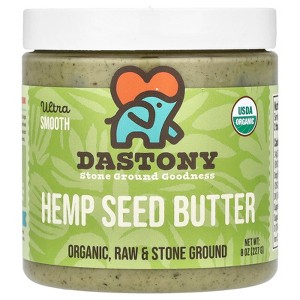 Dastony Organic Hemp Seed Butter, Ultra Smooth, 8 oz (227 g) - 1 of 2