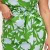 Women's Classic Rose Ruched Linen Tank Top - kate spade new york x Target Green/Blue - 4 of 4