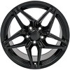 OE Wheels LLC CV31-17110-5475-50B Black Wheel Painted (17 x 11. inches /5 x 120 mm, 50 mm Offset) - 2 of 3