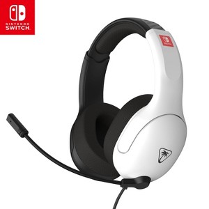 Turtle Beach Airlite Fit Wired Headset for Nintendo Switch - White/Black: Lightweight with On-Ear Volume Control - 1 of 4
