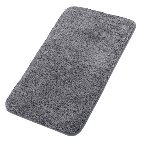 Lavish Home Shag Bath Mat in Grey