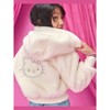 The Children's Place Girls Long Sleeve Hello Kitty Applique Faux Fur Zip Up Hoodie - 2 of 4