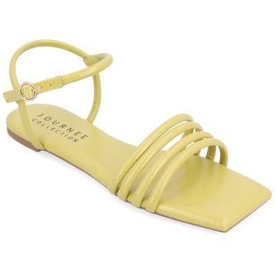 Journee Collection Womens Lyddea Buckle Multi Strap Sandal