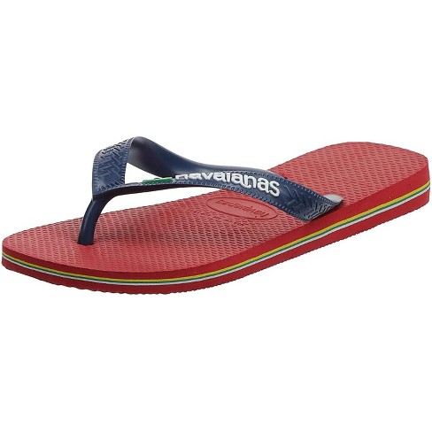 Havaianas Women's Brazil Logo Flip Flop Sandals - Red, 11-12 : Target