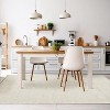 Luxe Weavers Modern Farmhouse Area Rug Neutral Fringe Carpet - 4 of 4