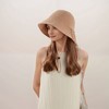 Anna-Kaci Crochet Bucket Hat with Adjustable Chin Strap and Back Button Eyelet Panel for Sun Protection - 4 of 4