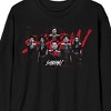 Shazam 2 Fury Of The Gods Shazam Family Crew Neck Long Sleeve Black Adult Tee - 2 of 3