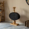 Uniquewise Gold and Black Fiberglass Floor Vase - Enhances Home Decor with Farmhouse Charm-Perfect as a Statement Piece for Living Room Centerpiece - 2 of 4