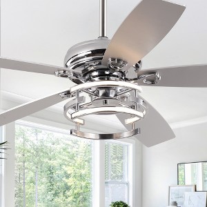 Parrot Uncle 52" LED Ceiling Fan with Light and Remote - 1 of 4